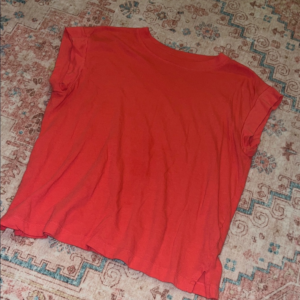 a new day Bright Red Short Sleeve Tee